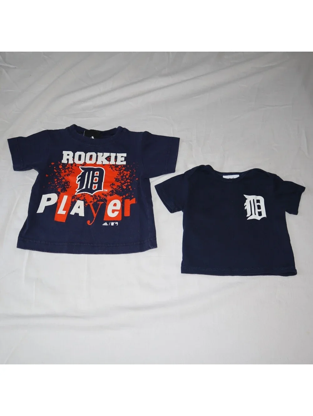 Adidas Boys Detroit Tigers Rookie Player & Cabrera T-Shirt Bundle 3-12M